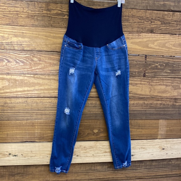 Blue Savvy Maternity Jeans - Picture 7 of 11